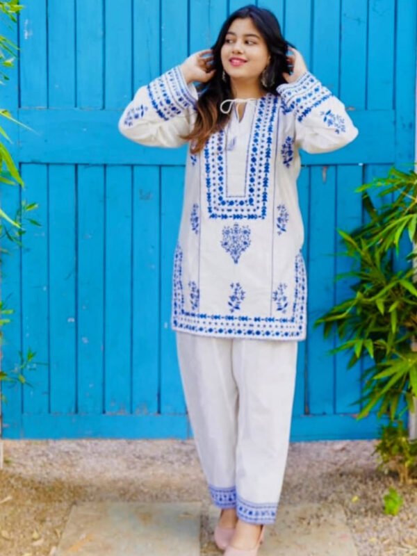 Embroidered Farshi Shalwar Set 03